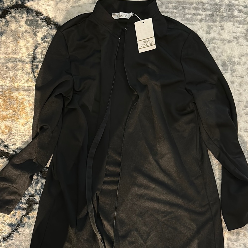 Black Long Sleeve Abaya